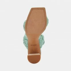 DOLCEVITA SANDALS PLAY HEELS MINT ROPE