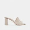 DOLCEVITA PRIANA HEELS CREAM STELLA SANDALS