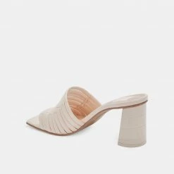 DOLCEVITA PRIANA HEELS CREAM STELLA SANDALS