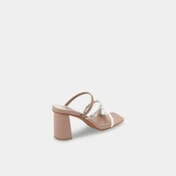 DOLCEVITA PRISMA HEELS BONE MULTI EMBOSSED STELLA