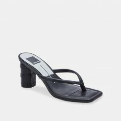 DOLCEVITA SANDALS RHYE HEELS BLACK STELLA