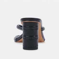 DOLCEVITA SANDALS RHYE HEELS BLACK STELLA