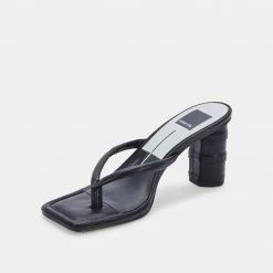 DOLCEVITA SANDALS RHYE HEELS BLACK STELLA