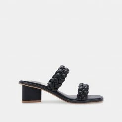 DOLCEVITA RONIN WIDE SANDALS BLACK STELLA
