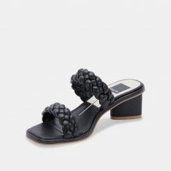 DOLCEVITA RONIN WIDE SANDALS BLACK STELLA