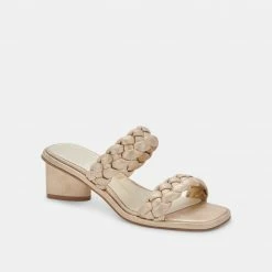 DOLCEVITA RONIN SANDALS LIGHT GOLD STELLA