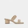 DOLCEVITA RONIN SANDALS LIGHT GOLD STELLA