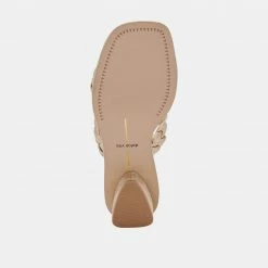 DOLCEVITA WIDE SIZING RONIN WIDE SANDALS LIGHT GOLD STELLA