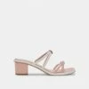 DOLCEVITA SANDALS RUBIN HEELS BEIGE MULTI STELLA