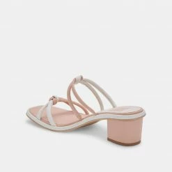 DOLCEVITA SANDALS RUBIN HEELS BEIGE MULTI STELLA