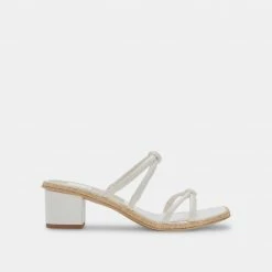 DOLCEVITA RUBIN HEELS WHITE STELLA SANDALS