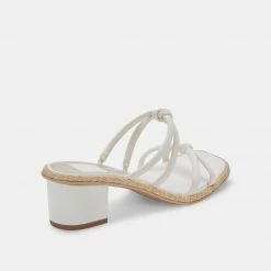 DOLCEVITA RUBIN HEELS WHITE STELLA SANDALS