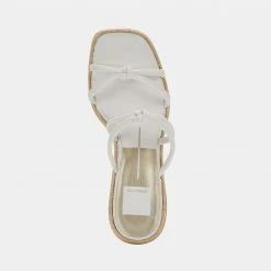 DOLCEVITA RUBIN HEELS WHITE STELLA SANDALS