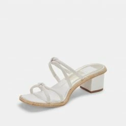 DOLCEVITA RUBIN HEELS WHITE STELLA SANDALS