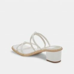 DOLCEVITA RUBIN HEELS WHITE STELLA SANDALS