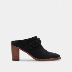 DOLCEVITA MULES & CLOGS SERLA MULES BLACK NUBUCK