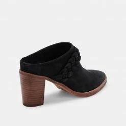 DOLCEVITA MULES & CLOGS SERLA MULES BLACK NUBUCK