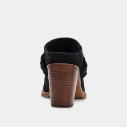 DOLCEVITA MULES & CLOGS SERLA MULES BLACK NUBUCK