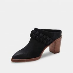 DOLCEVITA MULES & CLOGS SERLA MULES BLACK NUBUCK