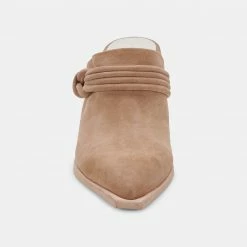 DOLCEVITA SITA MULES MUSHROOM SUEDE