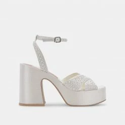 DOLCEVITA WESSI PEARL HEELS VANILLA PEARLS