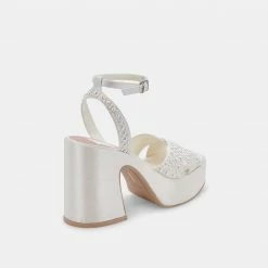 DOLCEVITA WESSI PEARL HEELS VANILLA PEARLS