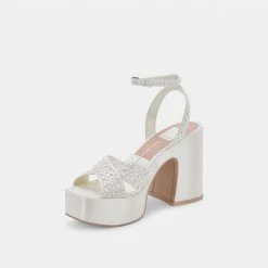 DOLCEVITA WESSI PEARL HEELS VANILLA PEARLS
