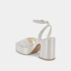 DOLCEVITA WESSI PEARL HEELS VANILLA PEARLS