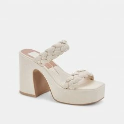 DOLCEVITA SANDALS WILEY HEELS IVORY STELLA