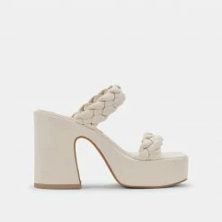 DOLCEVITA SANDALS WILEY HEELS IVORY STELLA
