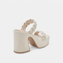 DOLCEVITA SANDALS WILEY HEELS IVORY STELLA