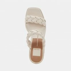 DOLCEVITA SANDALS WILEY HEELS IVORY STELLA