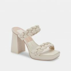 Recurate RESALE ASHBY HEELS IN IVORY STELLA - Re:vita
