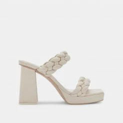Recurate RESALE ASHBY HEELS IN IVORY STELLA - Re:vita