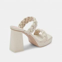 Recurate RESALE ASHBY HEELS IN IVORY STELLA - Re:vita