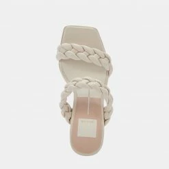 DOLCEVITA ASHBY HEELS IVORY STELLA SANDALS