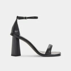 DOLCEVITA FAYLA HEELS BLACK LEATHER