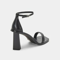 DOLCEVITA FAYLA HEELS BLACK LEATHER