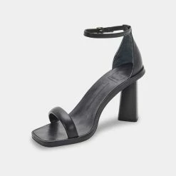 DOLCEVITA FAYLA HEELS BLACK LEATHER