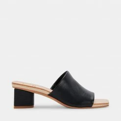 DOLCEVITA JOLICE HEELS BLACK LEATHER New In