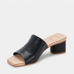 DOLCEVITA JOLICE HEELS BLACK LEATHER New In