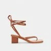 DOLCEVITA JORRY HEELS CEDAR EMBOSSED STELLA SANDALS