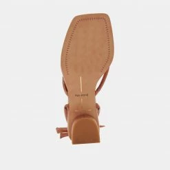 DOLCEVITA JORRY HEELS CEDAR EMBOSSED STELLA SANDALS