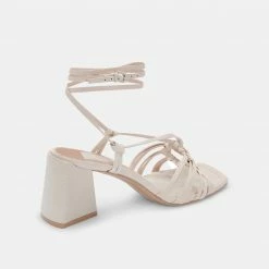 DOLCEVITA KASH SANDALS IVORY NUBUCK