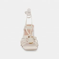DOLCEVITA KASH SANDALS IVORY NUBUCK