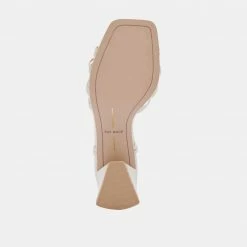 DOLCEVITA KASH SANDALS IVORY NUBUCK