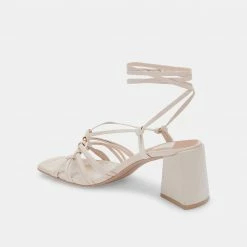 DOLCEVITA KASH SANDALS IVORY NUBUCK