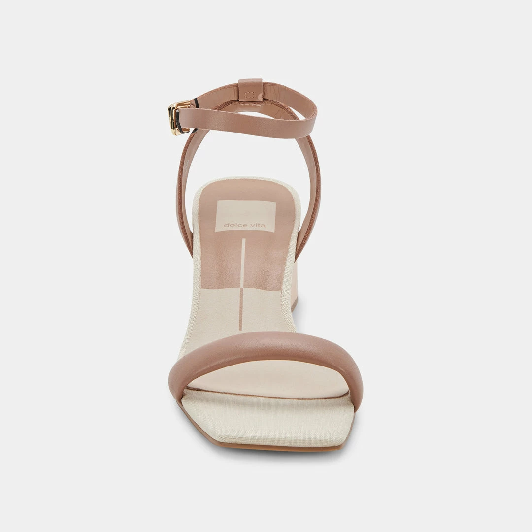 DOLCEVITA MODI HEELS CAFE NUBUCK SANDALS