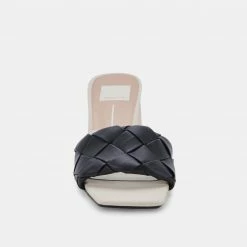 DOLCEVITA SANDALS MOLY HEELS BLACK STELLA