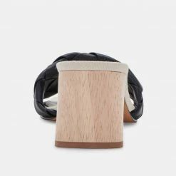 DOLCEVITA SANDALS MOLY HEELS BLACK STELLA